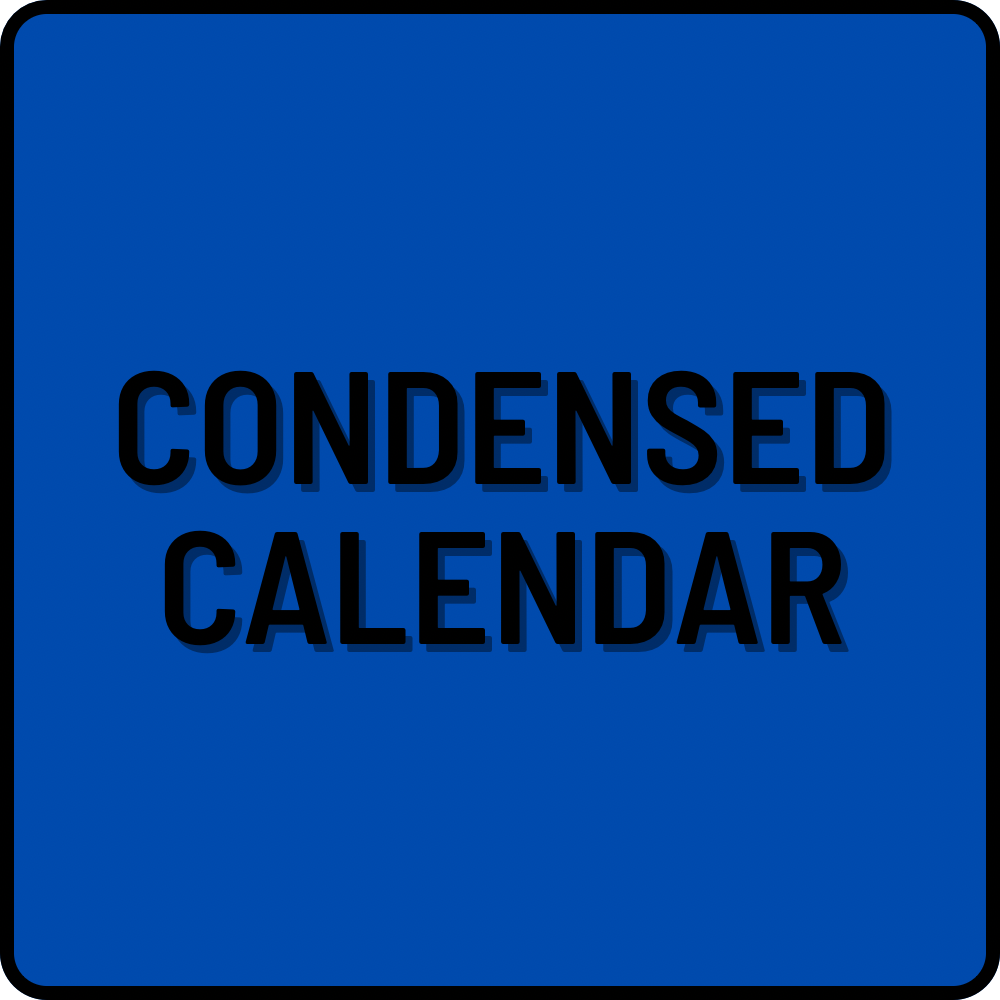 Condensed Calendar